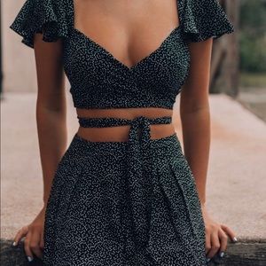 Two piece/ romper set